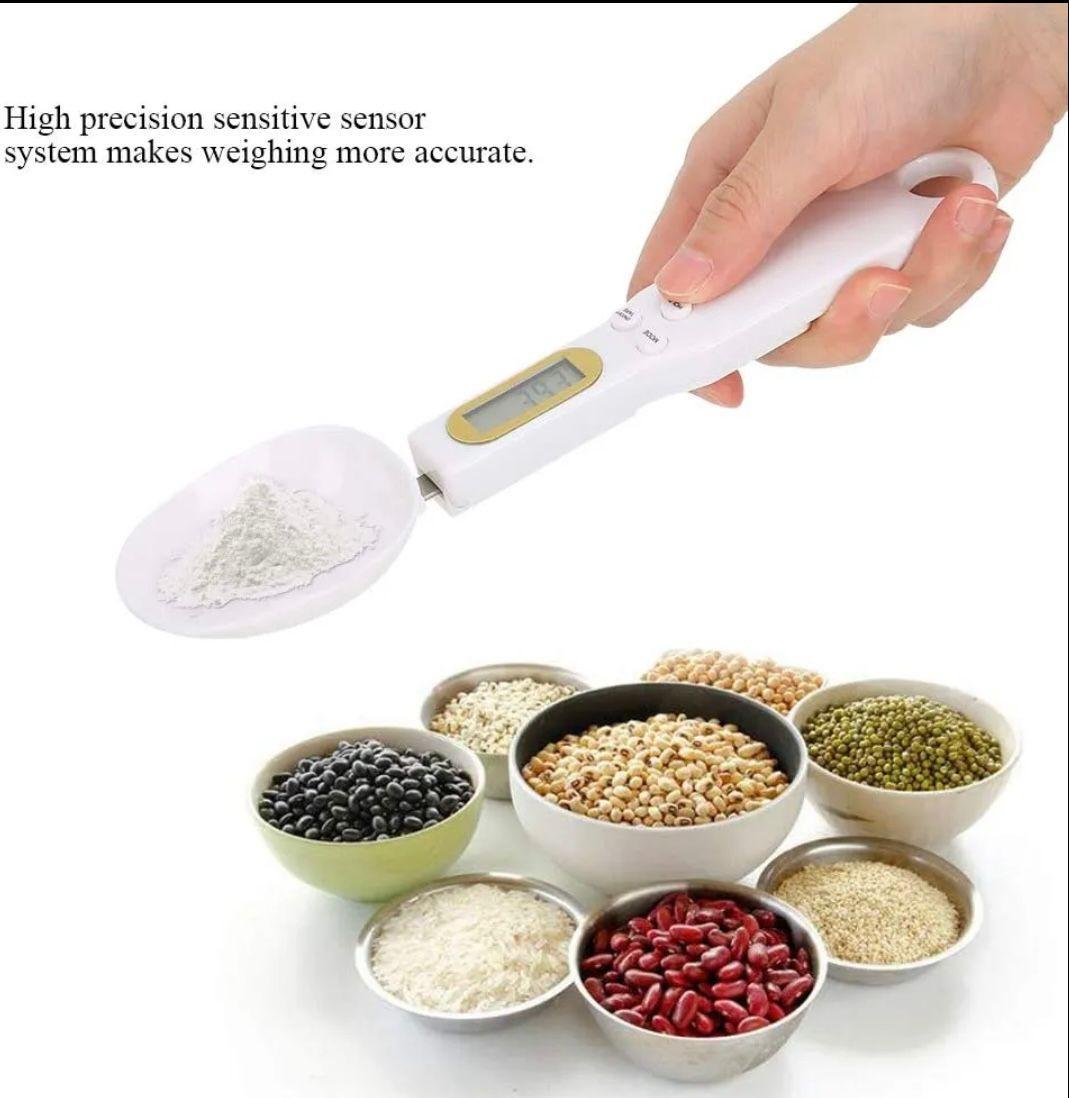 Mini Spoon Scale Digital Kitchen Scale 500g 0.1g High Precision Electronic LCD Measuring Spoon for Food, Coffee, Milk, Flour & Powder – Portable Kitchen Weighing Tool