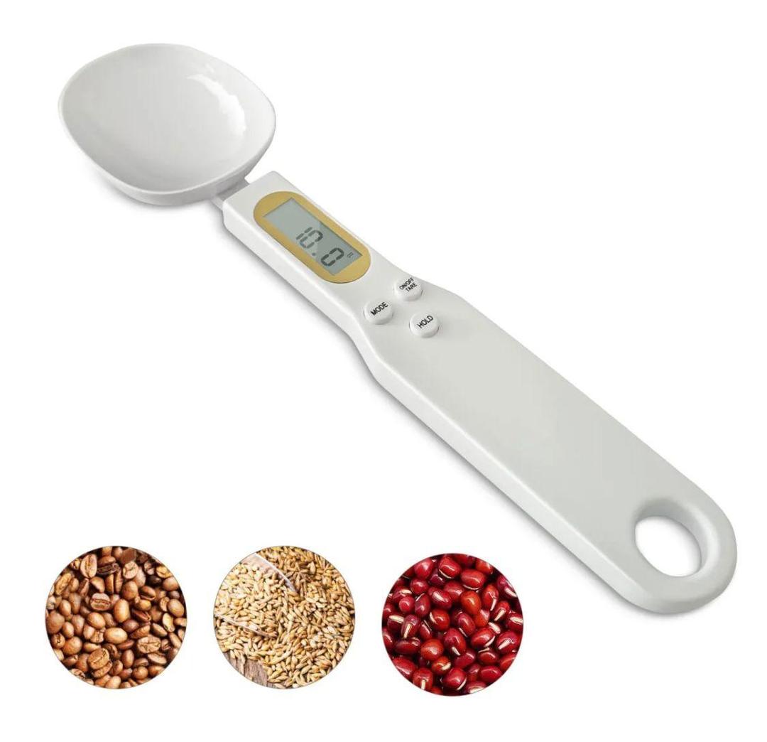 Mini Spoon Scale Digital Kitchen Scale 500g 0.1g High Precision Electronic LCD Measuring Spoon for Food, Coffee, Milk, Flour & Powder – Portable Kitchen Weighing Tool