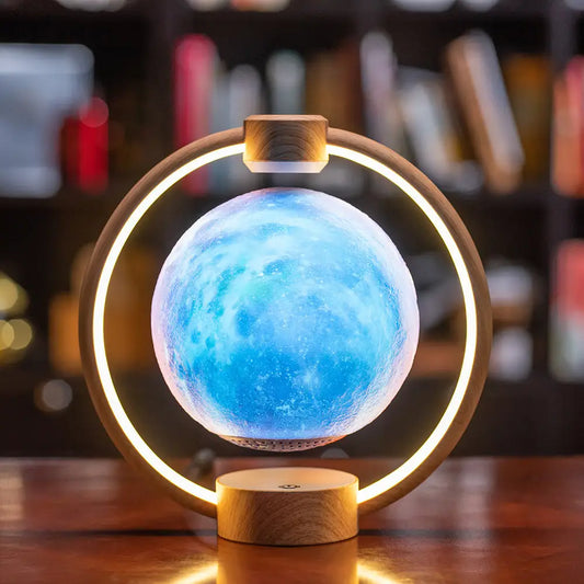 Maglev Moon Light Bluetooth 3D Stereo Diy Colorful Glare - cute LED light